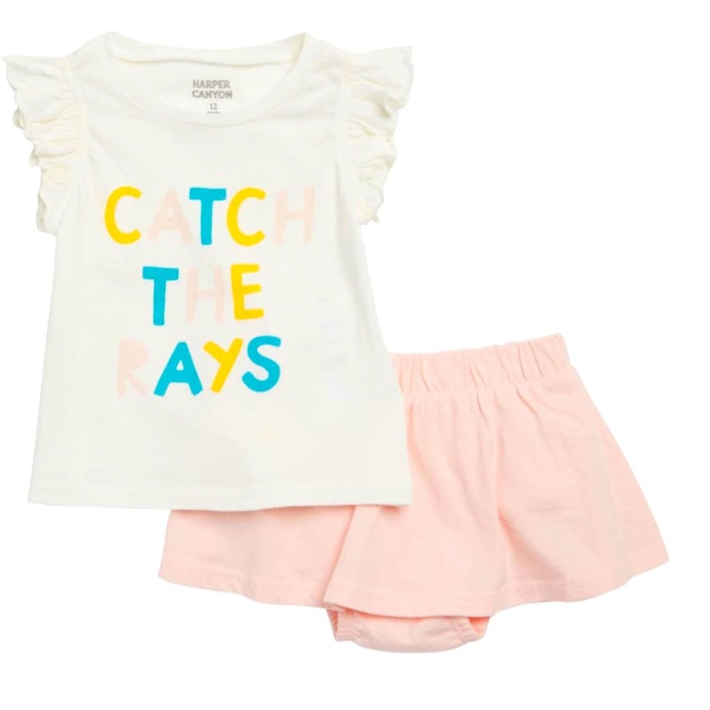Catch the rays summer baby set NWT